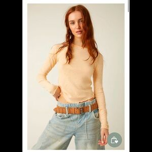 Free People Be My Baby Top Size M